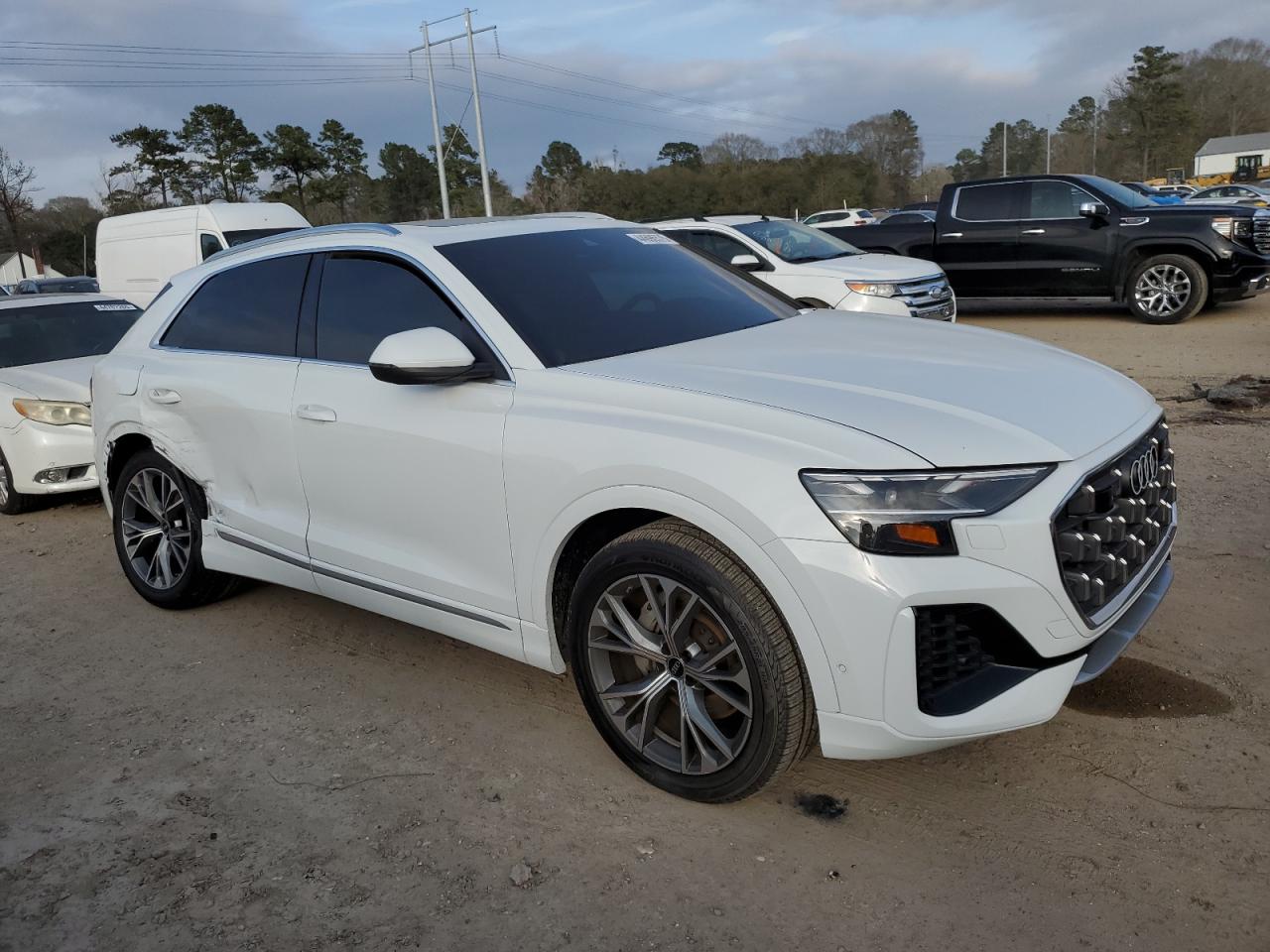 2024 Audi Q8 VIN WA1BVBF14RD005417 Copart auction photo, side damage thumbnail 4