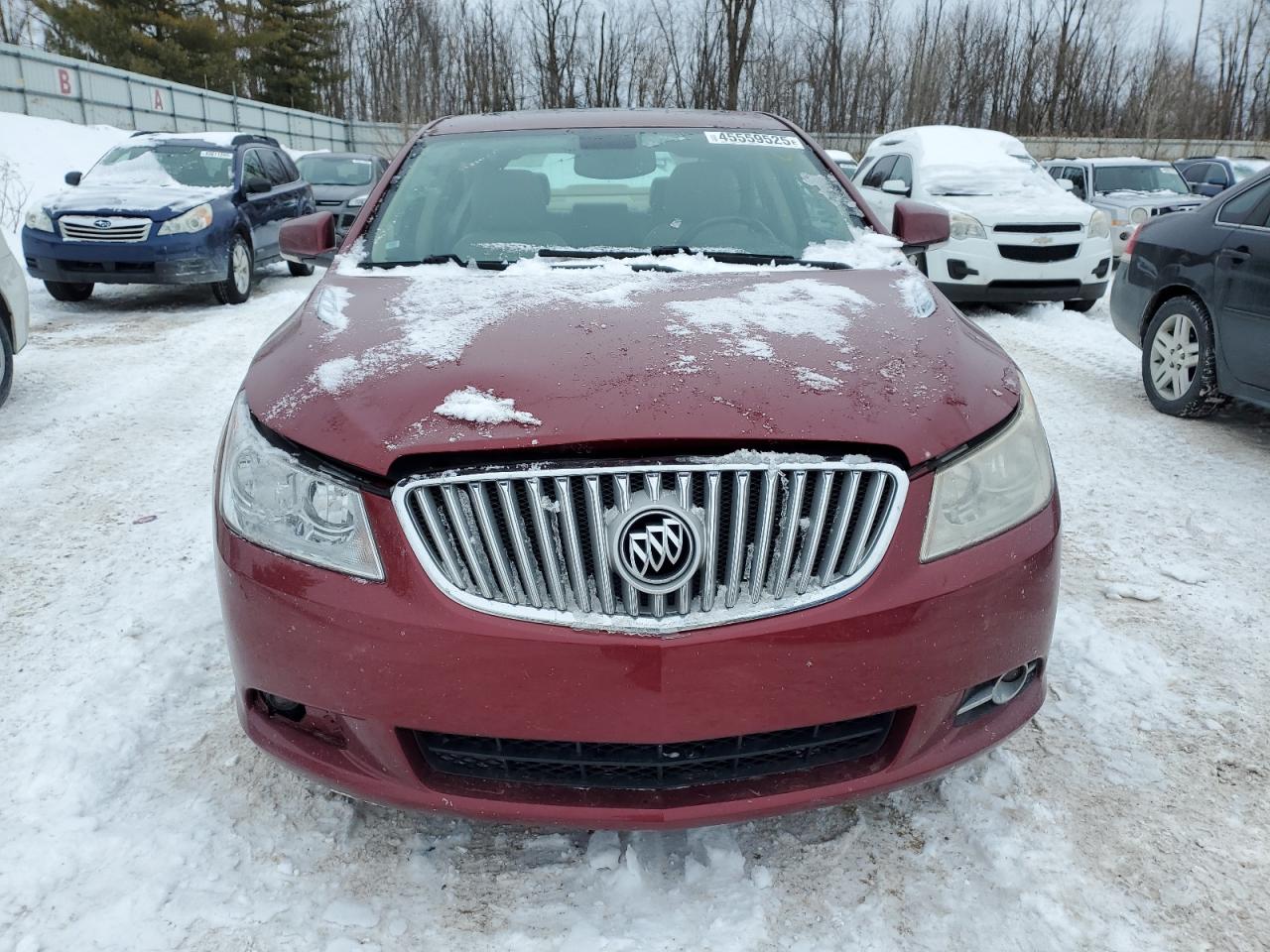 2010 Buick LaCrosse VIN 1G4GE5EV7AF133379 Copart auction photo, rear end / front end damage thumbnail 5