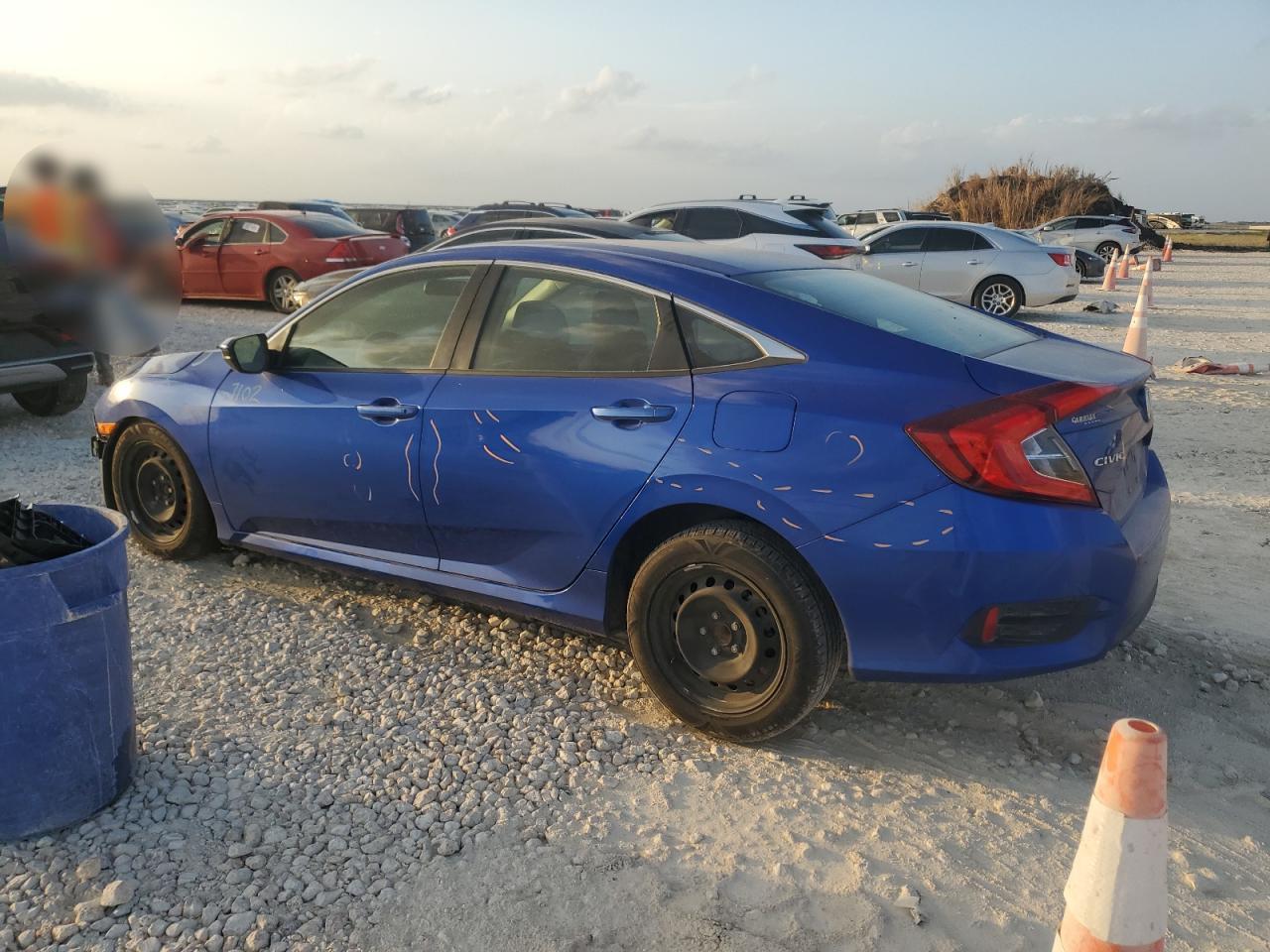 2017 Honda Civic VIN 19XFC2F53HE080588 Copart auction photo, front end damage thumbnail 2