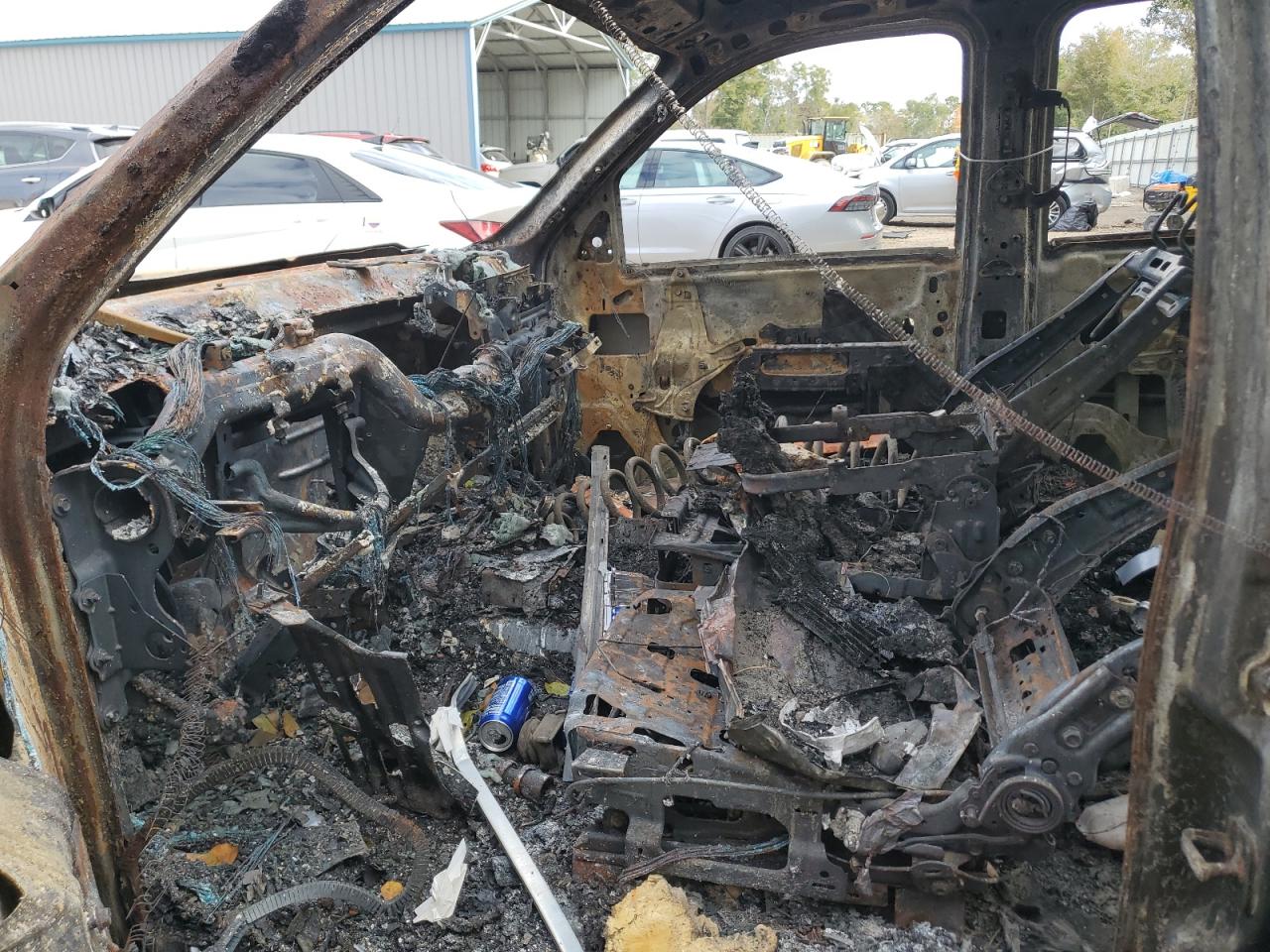 2012 Chevrolet Silverado VIN 3GCPKSE71CG104359 Copart auction photo, burn damage thumbnail 7