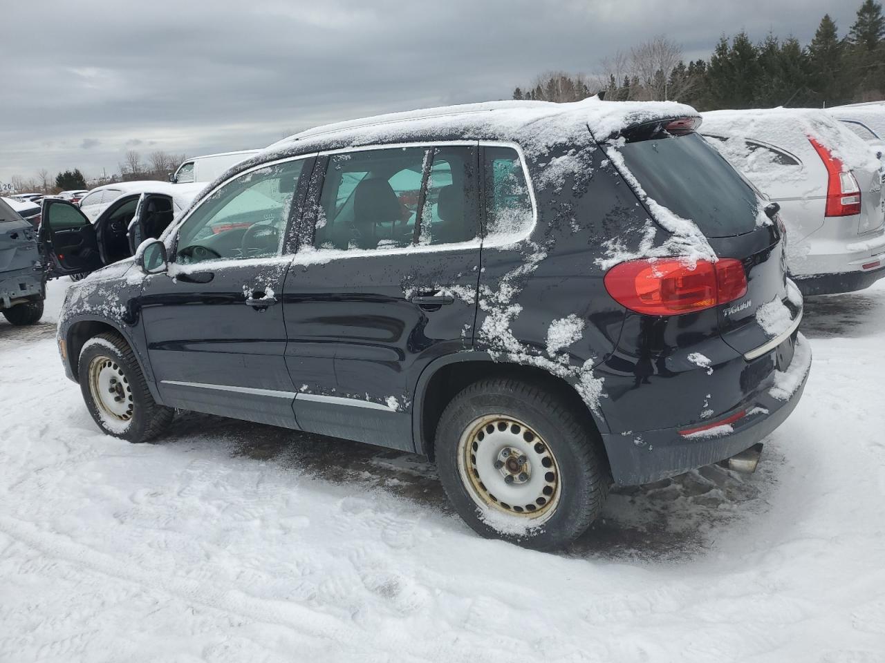 2017 Volkswagen Tiguan VIN WVGMV7AX2HK034024 Copart auction photo, mechanical / side damage thumbnail 2