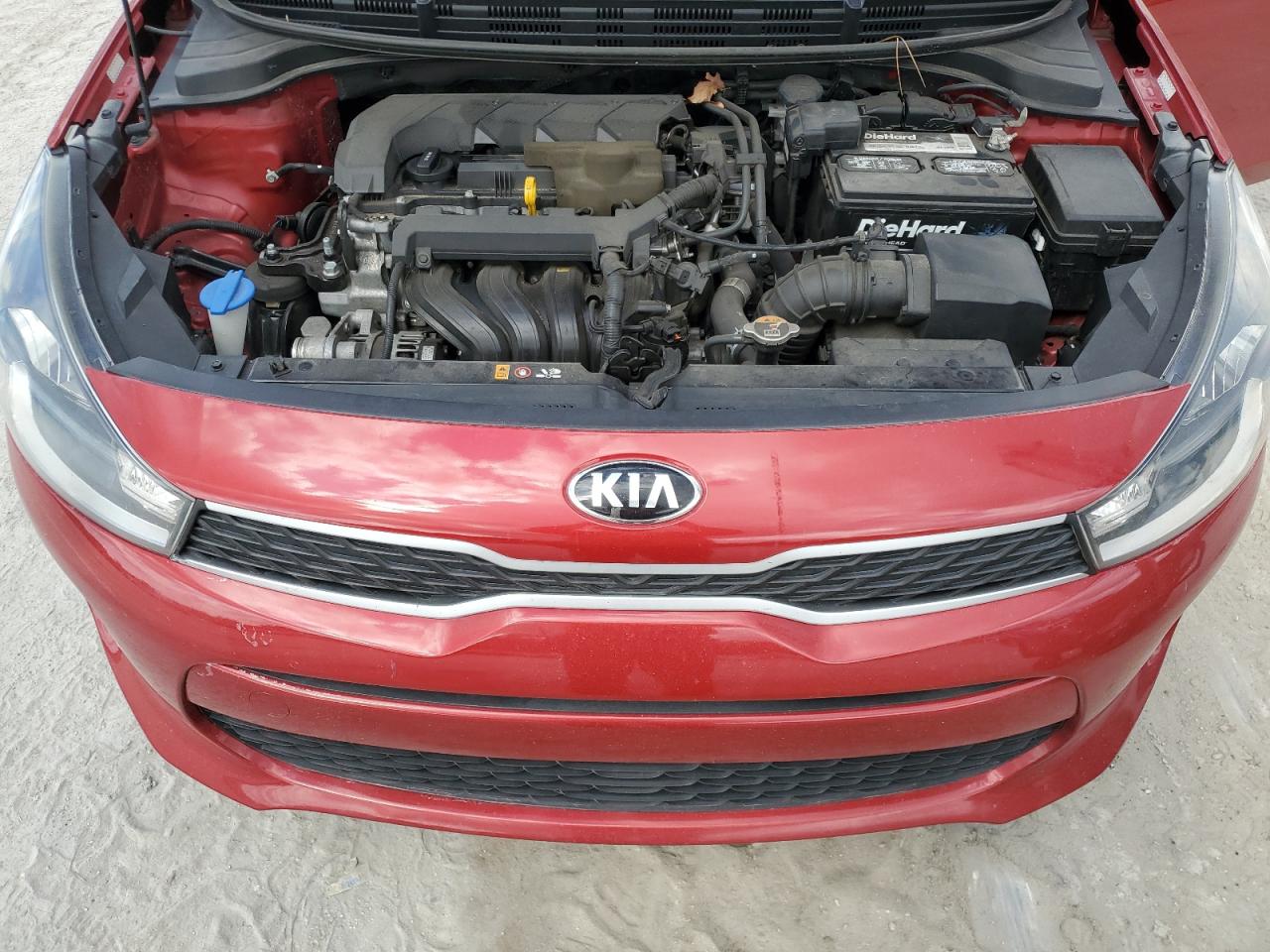 2020 KIA Rio VIN 3KPA24AD9LE256589 Copart auction photo, rear end damage thumbnail 11