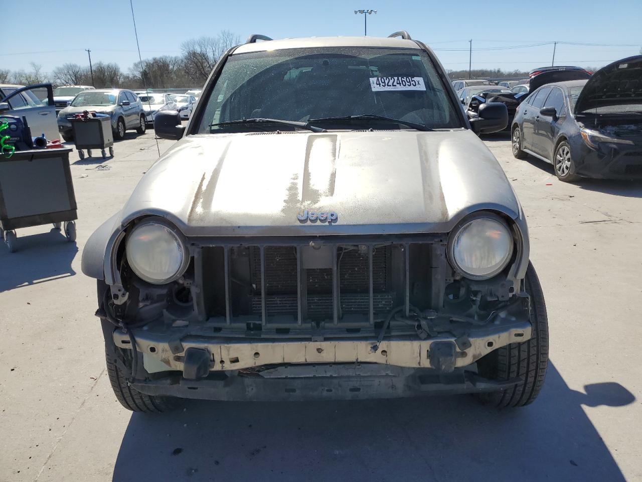 2006 Jeep Liberty (North America) VIN 1J4GK48K56W244782 Copart auction photo, side / front end damage thumbnail 5