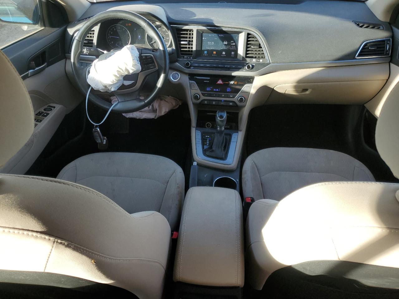 2017 Hyundai Elantra VIN 5NPD84LF6HH062373 Copart auction photo, front end / side damage thumbnail 8