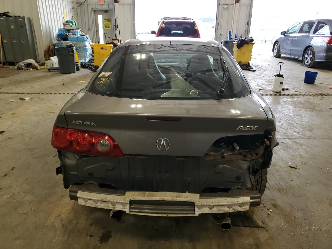 2006 Acura RSX VIN JH4DC548X6S001240 Copart auction photo, rear end damage thumbnail 6