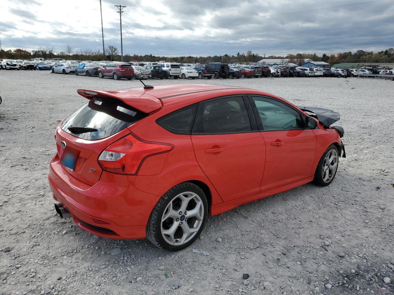 2013 Ford Focus VIN 1FADP3L94DL261795 Copart auction photo, front end damage thumbnail 3