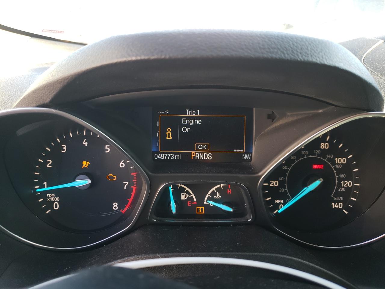2017 Ford Escape VIN 1FMCU9J93HUD41363 Copart auction photo, front end / minor dent/scratches damage thumbnail 9