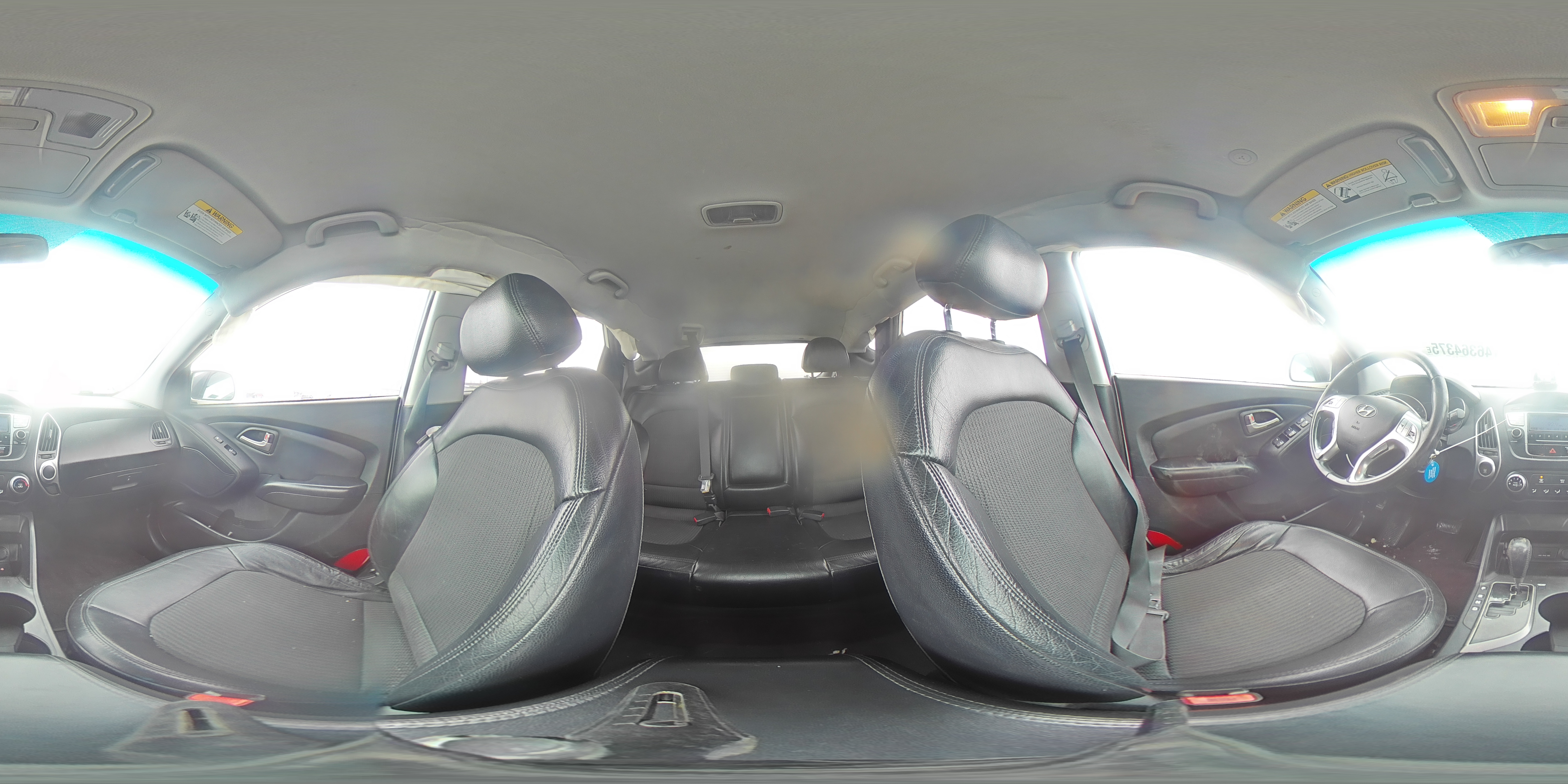 2010 Hyundai Tucson VIN KM8JUCAC9AU098406 Copart auction photo, side / front end damage thumbnail 14