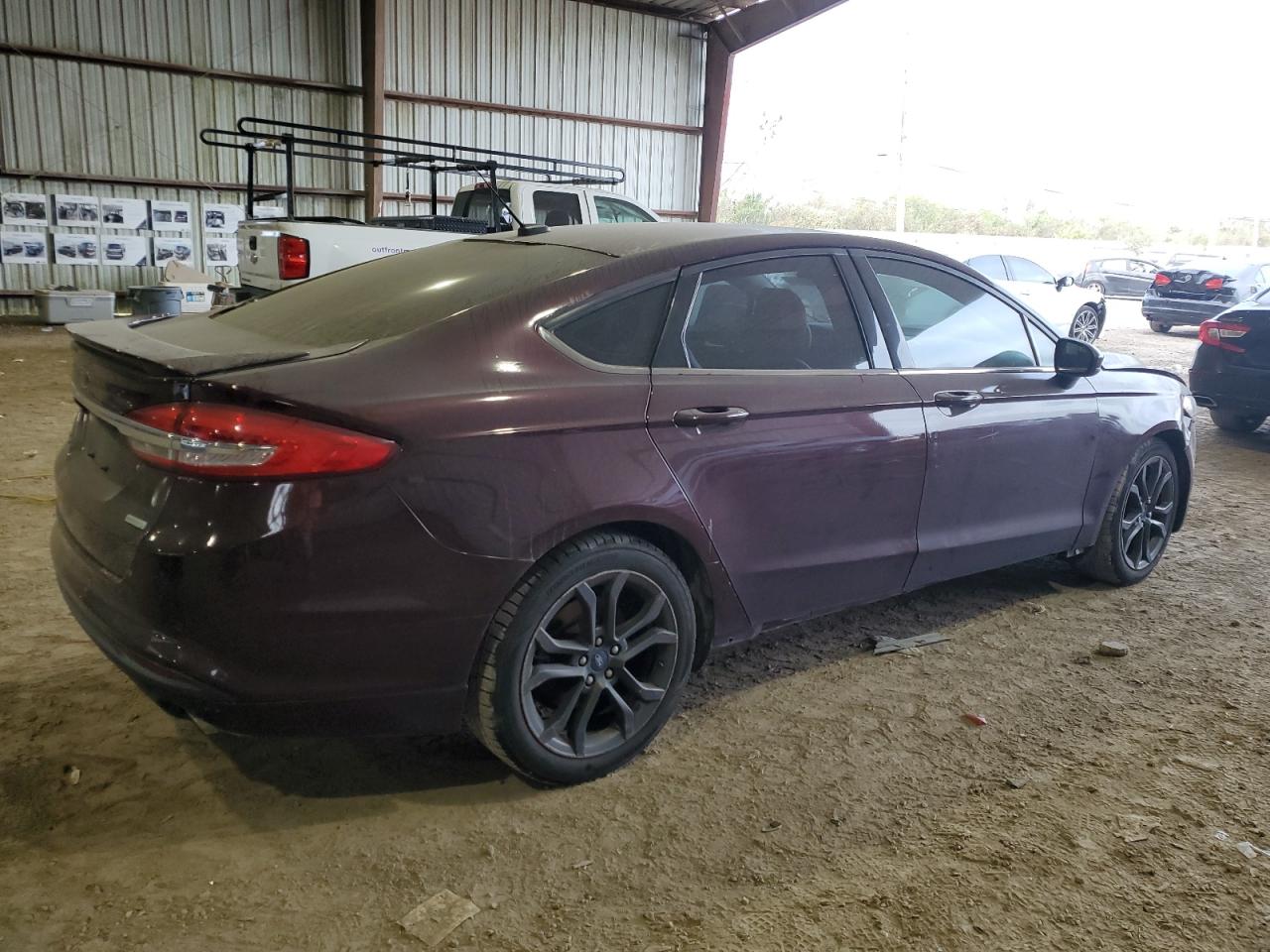 2018 Ford Fusion VIN 3FA6P0HD1JR231526 Copart auction photo, minor dent/scratches damage thumbnail 3