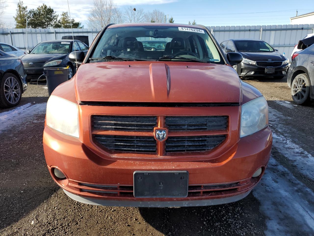 2007 Dodge Caliber VIN 1B3HB48B47D579430 Copart auction photo, side damage thumbnail 5