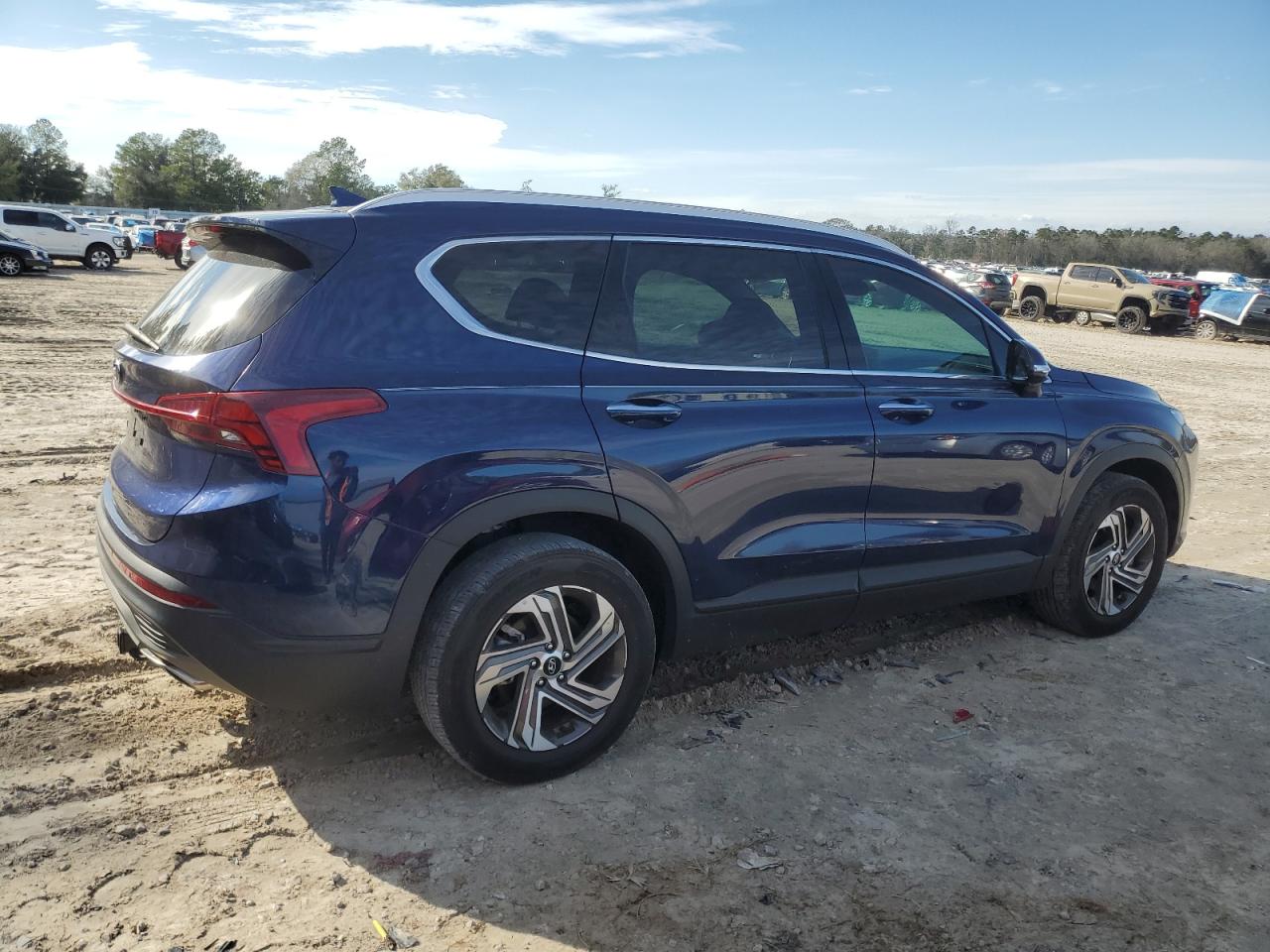 2023 Hyundai Santa Fe VIN 5NMS24AJ8PH520586 Copart auction photo, front end damage thumbnail 3