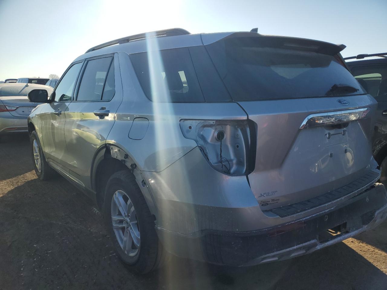 2022 Ford Explorer VIN 1FMSK8DH5NGA78169 Copart auction photo, front end / all over damage thumbnail 2