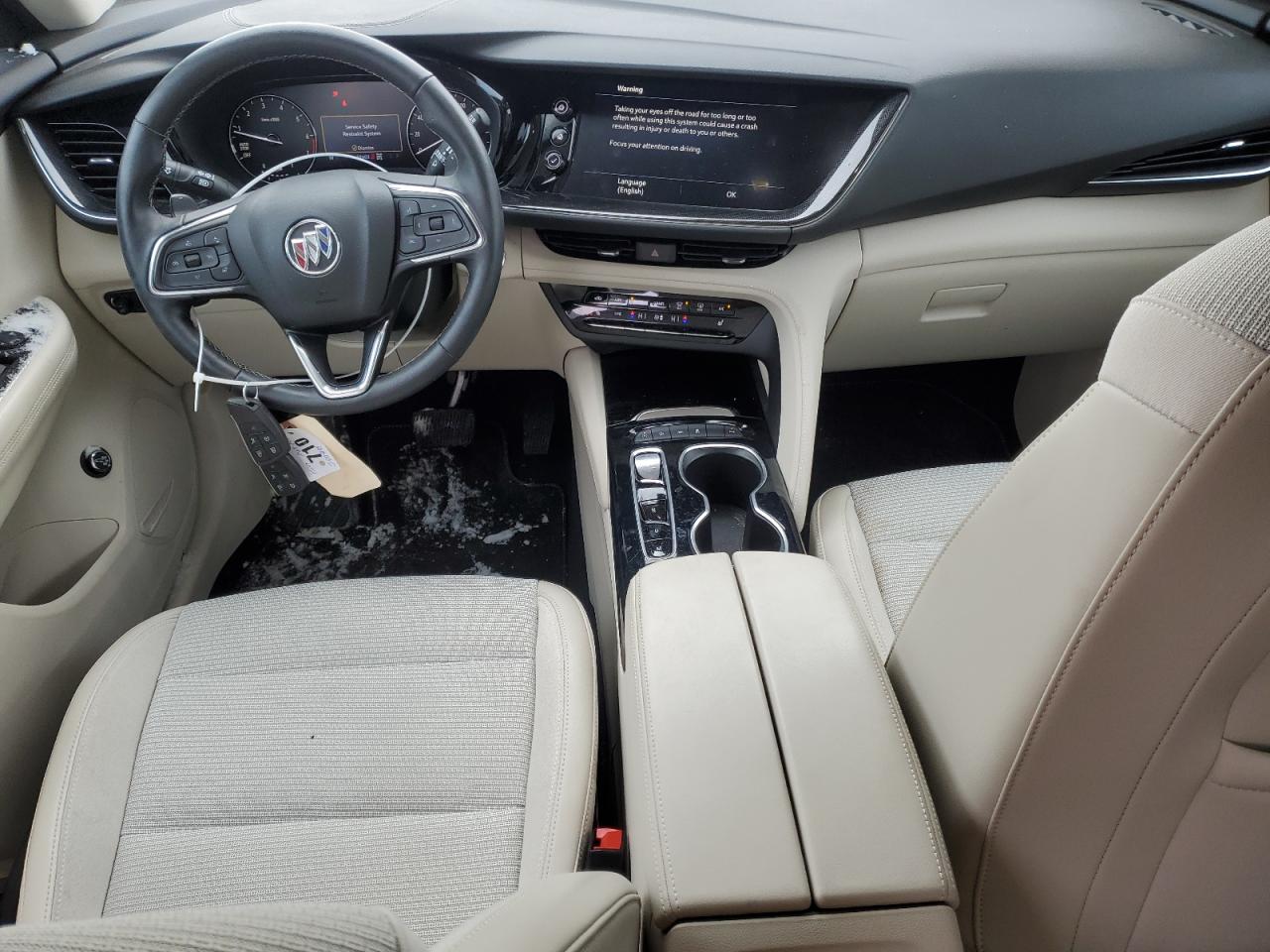2021 Buick Envision VIN LRBFZMR48MD066211 Copart auction photo, side damage thumbnail 8