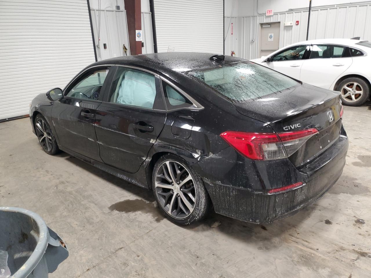 2022 Honda Civic VIN 2HGFE1F91NH312713 Copart auction photo, side damage thumbnail 2