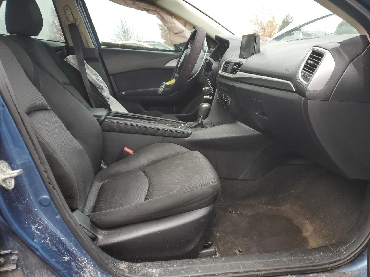 2017 Mazda 3 VIN JM1BN1U70H1151756 Copart auction photo, side damage thumbnail 7