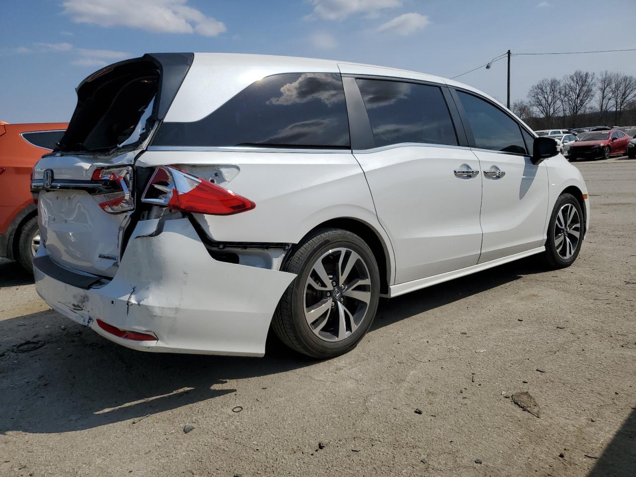 2023 Honda Odyssey VIN 5FNRL6H87PB012122 Copart auction photo, rear end damage thumbnail 3