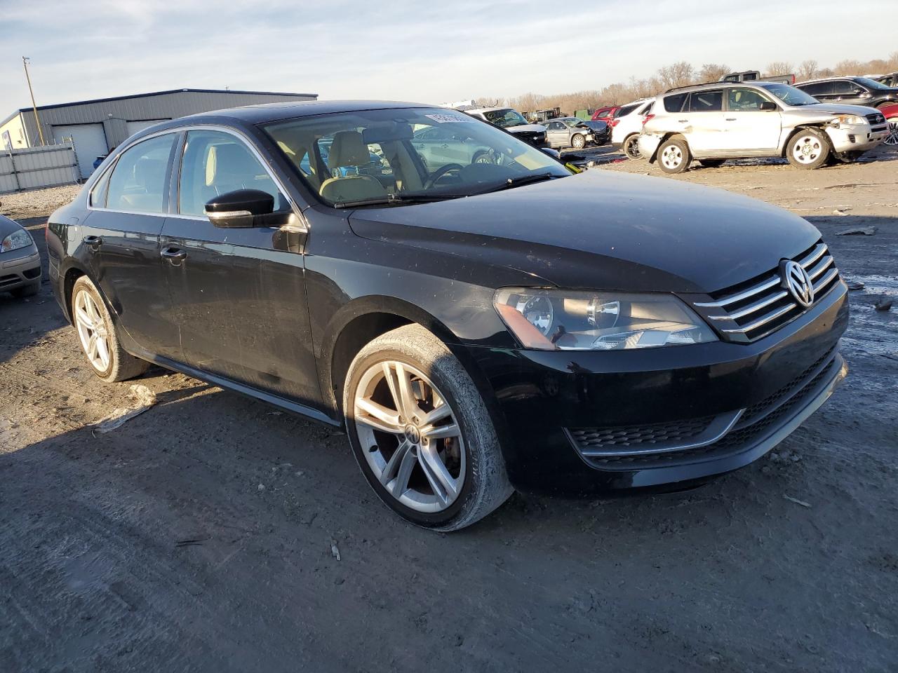 2014 Volkswagen Passat VIN 1VWBT7A30EC092649 Copart auction photo, mechanical damage thumbnail 4