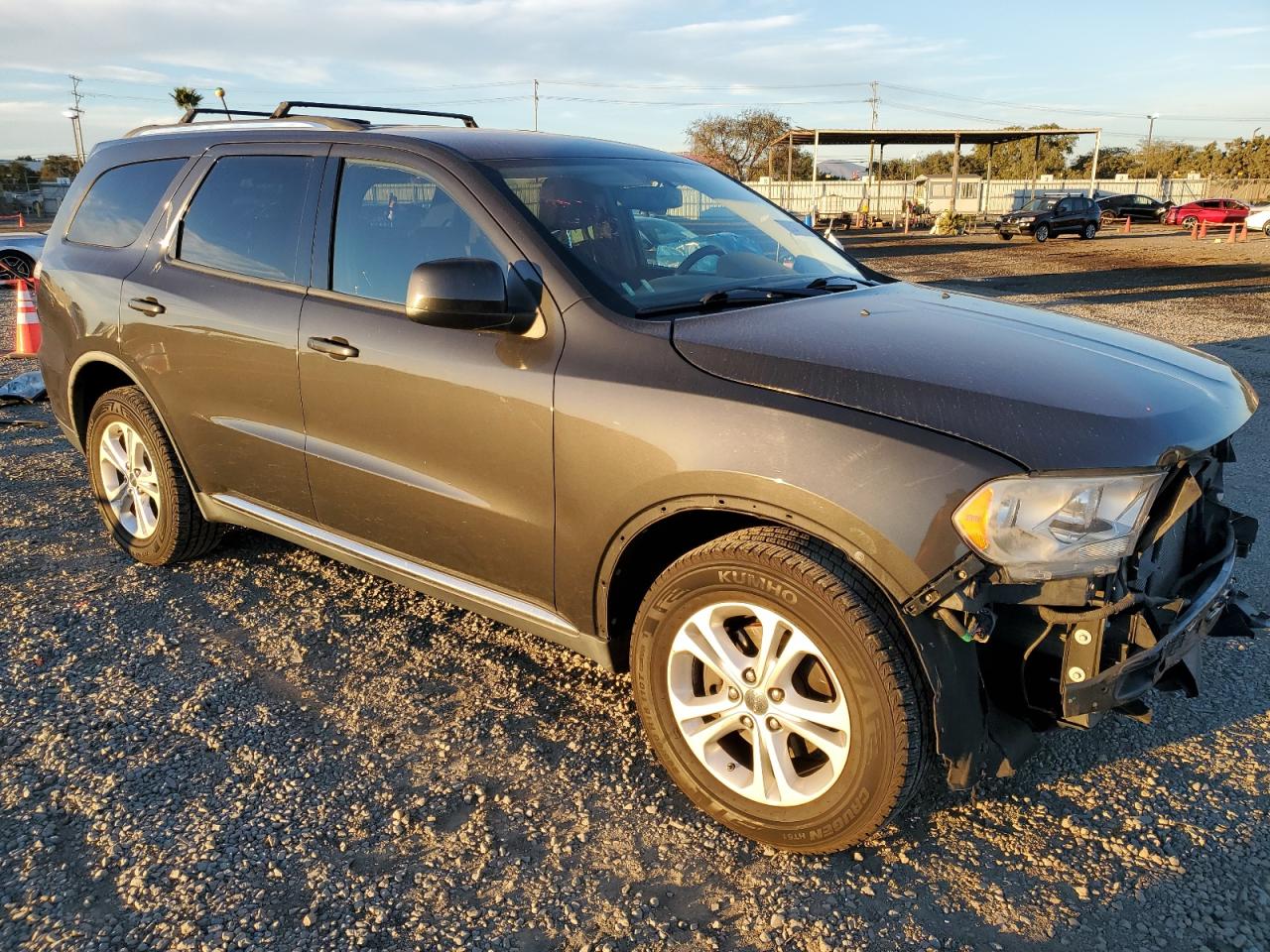2011 Dodge Durango VIN 1D4RE2GG8BC617352 Copart auction photo, front end damage thumbnail 4