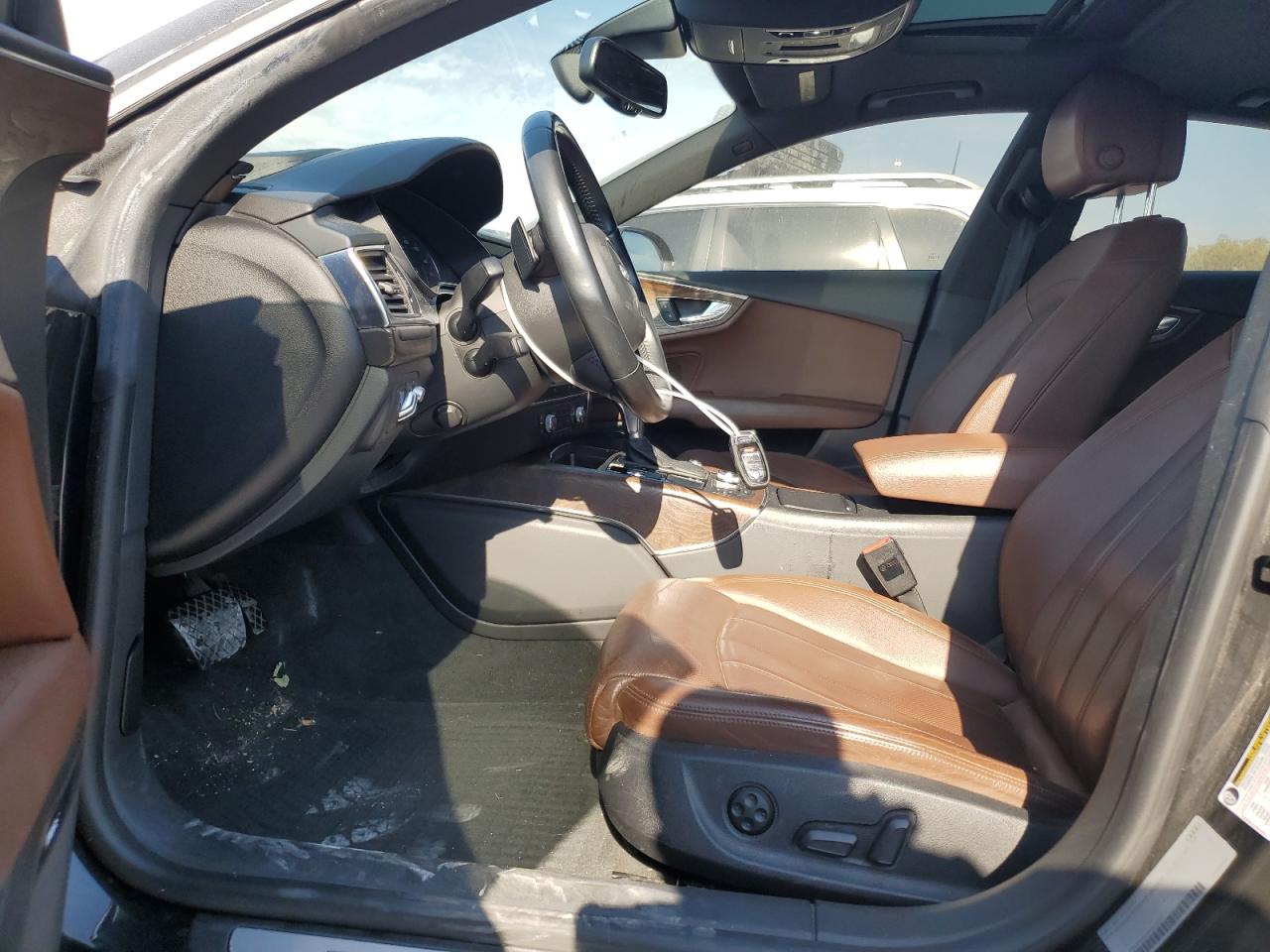 2015 Audi A7 VIN WAU2GAFC9FN013477 Copart auction photo, side damage thumbnail 7