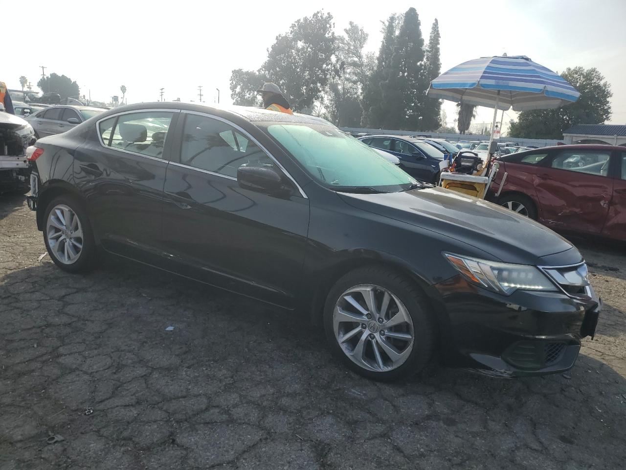 2016 Acura ILX VIN 19UDE2F77GA025521 Copart auction photo, rear end / minor dent/scratches damage thumbnail 4
