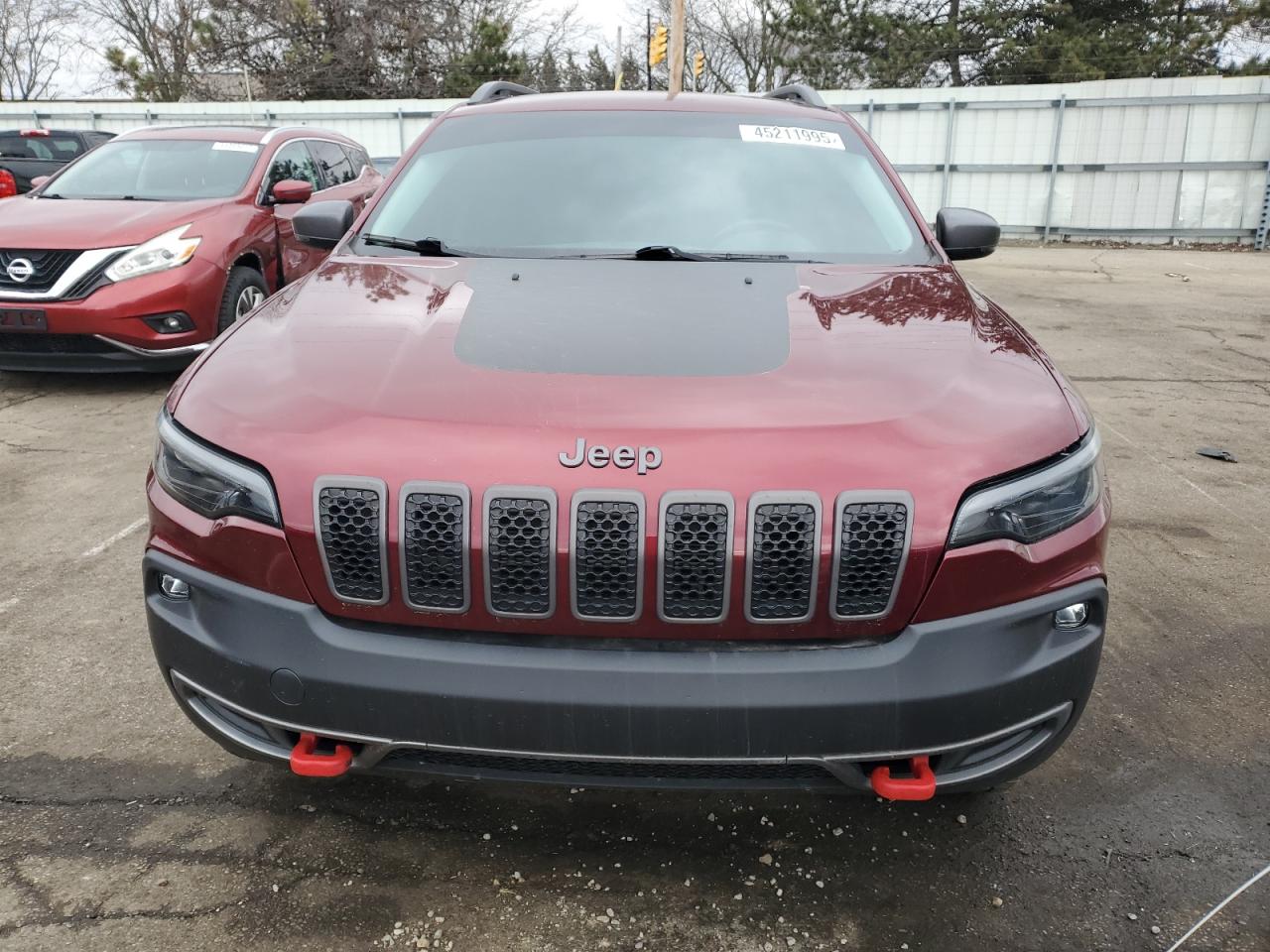 2020 Jeep Cherokee VIN 1C4PJMBX0LD614153 Copart auction photo, rear end damage thumbnail 5