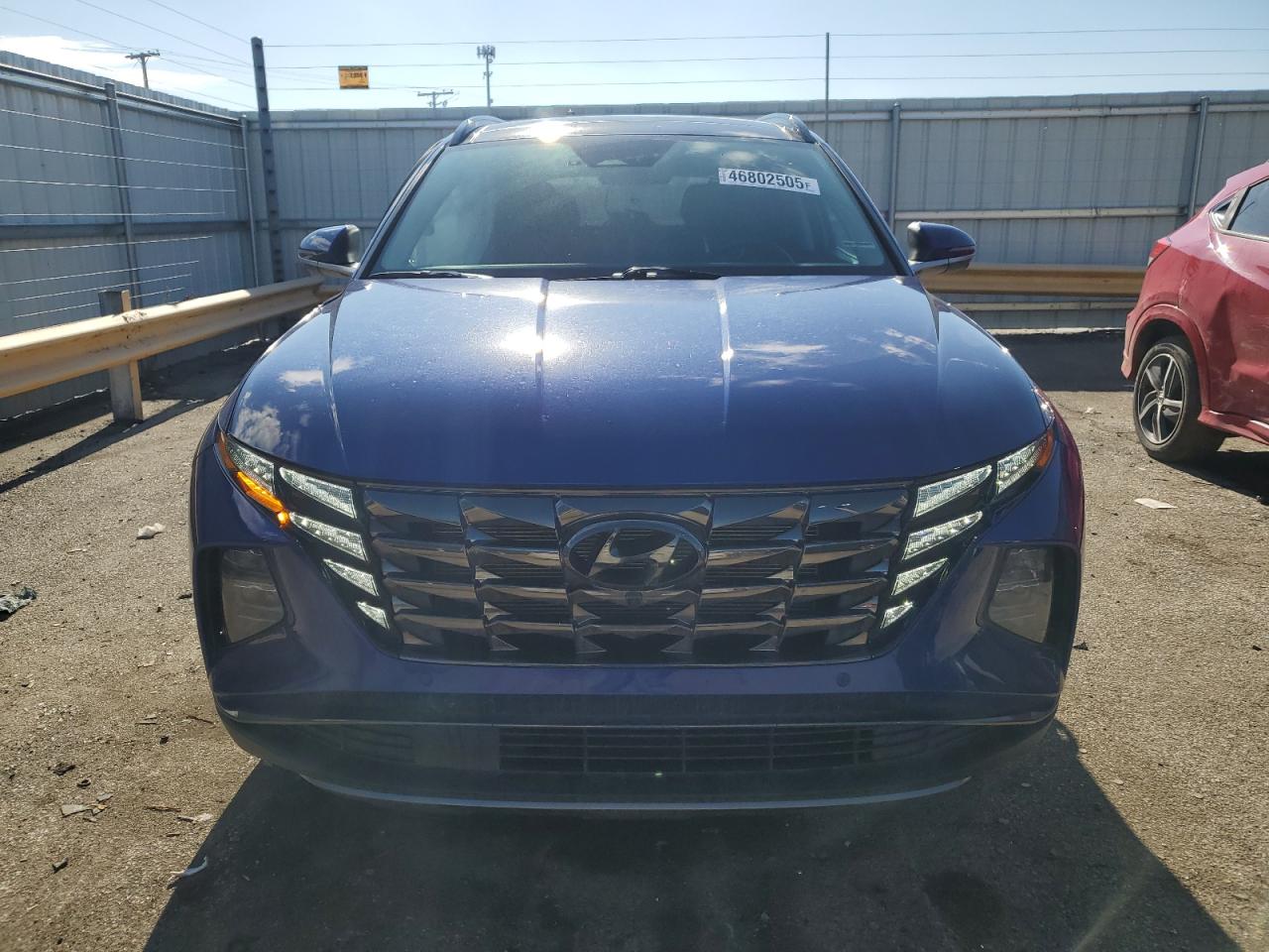 2022 Hyundai Tucson VIN 5NMJECAEXNH157589 Copart auction photo, side damage thumbnail 5
