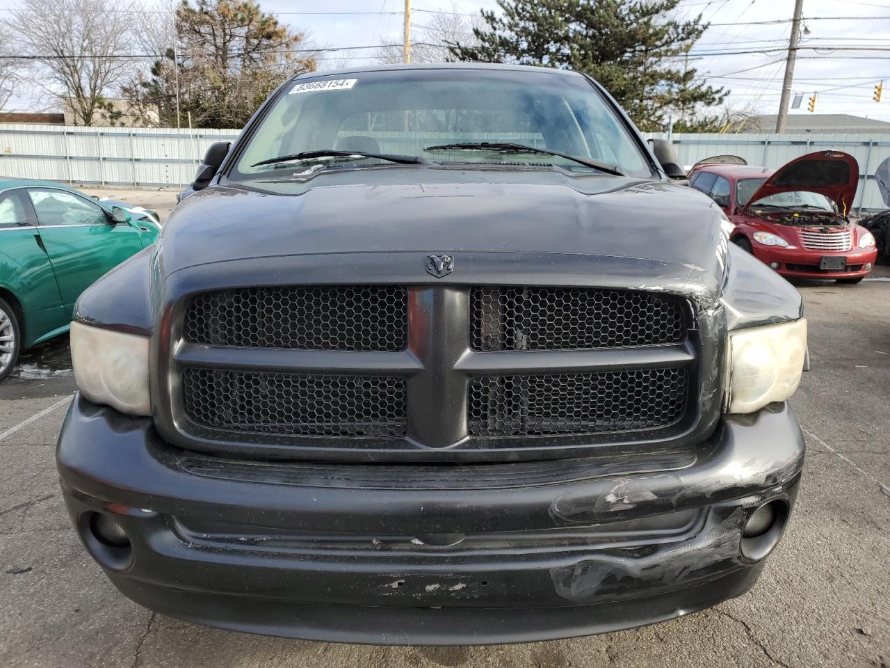 2003 Dodge RAM VIN 1D7HU18D73J594448 Copart auction photo, front end damage thumbnail 5