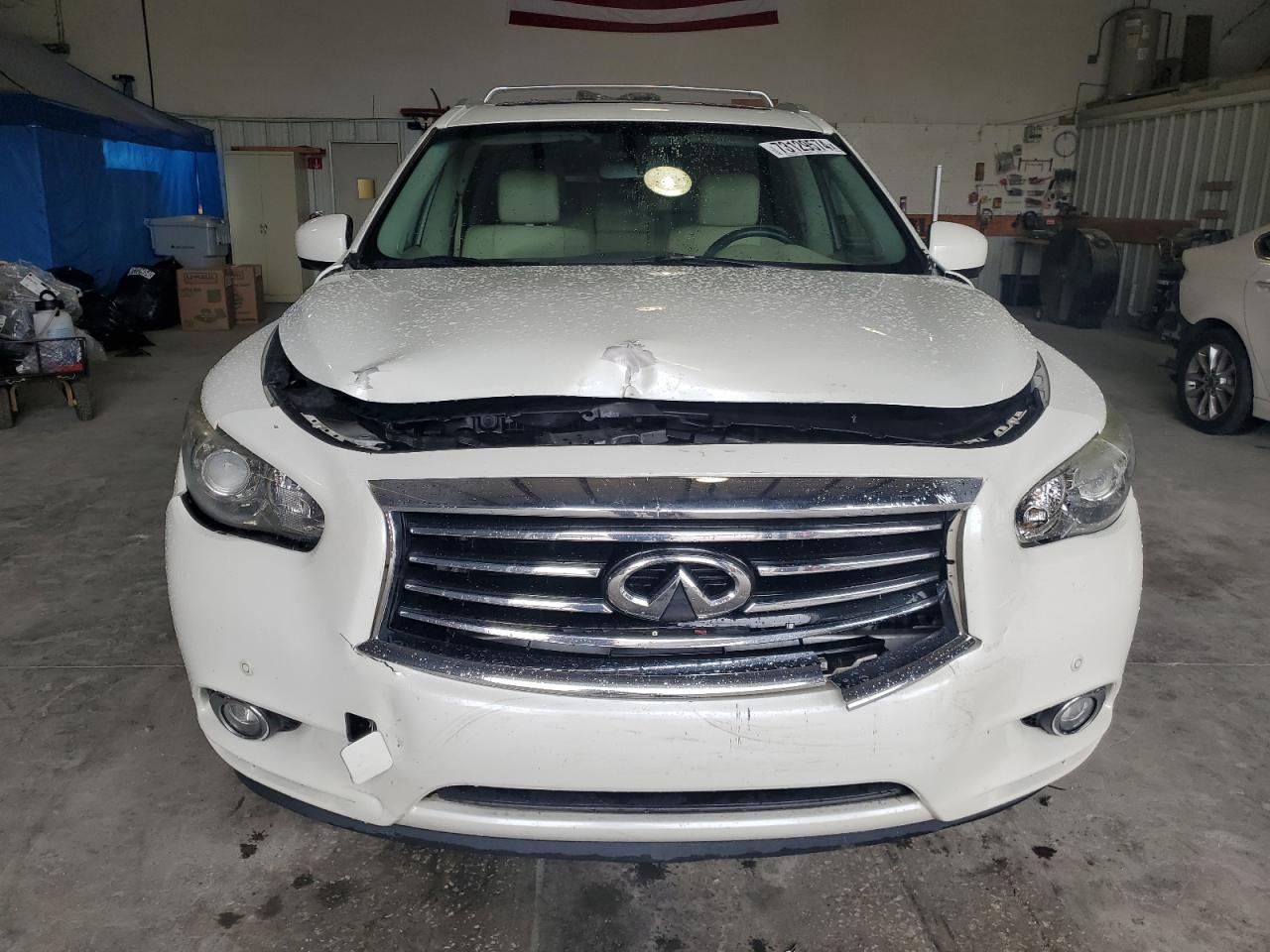 2015 Infiniti QX60 VIN 5N1AL0MM0FC540928 Copart auction photo, front end damage thumbnail 5
