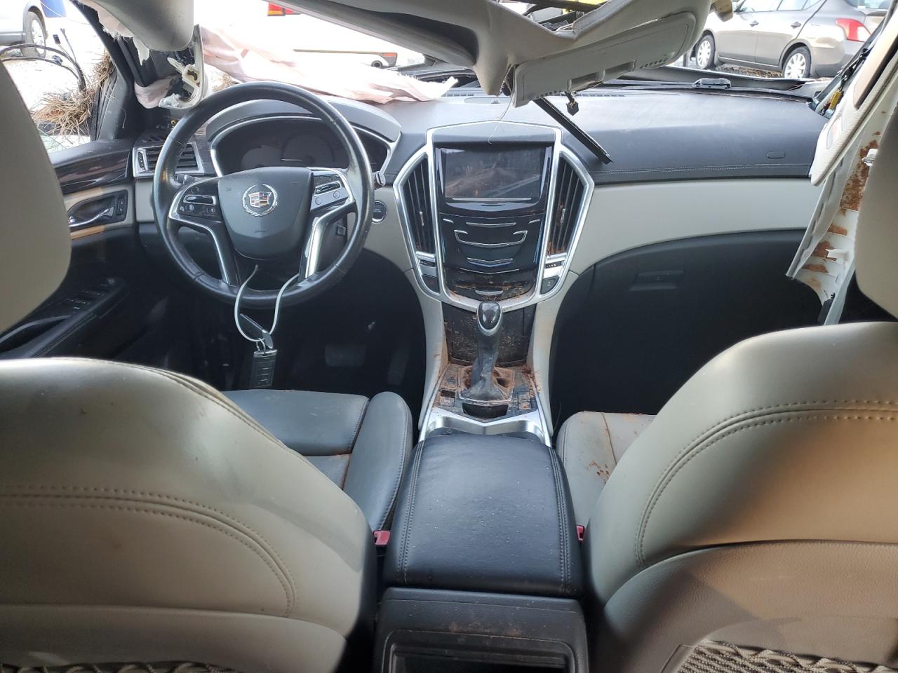 2014 Cadillac SRX VIN 3GYFNBE35ES608164 Copart auction photo, rollover damage thumbnail 7