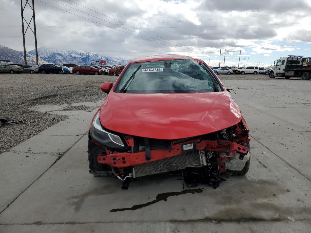 2016 Chevrolet Cruze VIN 1G1BG5SM1G7300951 Copart auction photo, front end / side damage thumbnail 5