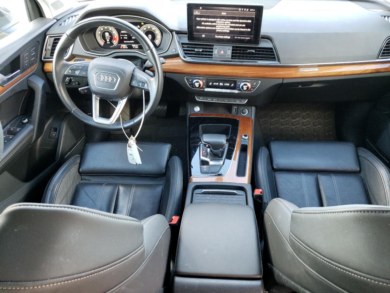 2021 Audi Q5 VIN WA1BAAFY0M2050863 Copart auction photo, front end / rear end damage thumbnail 8