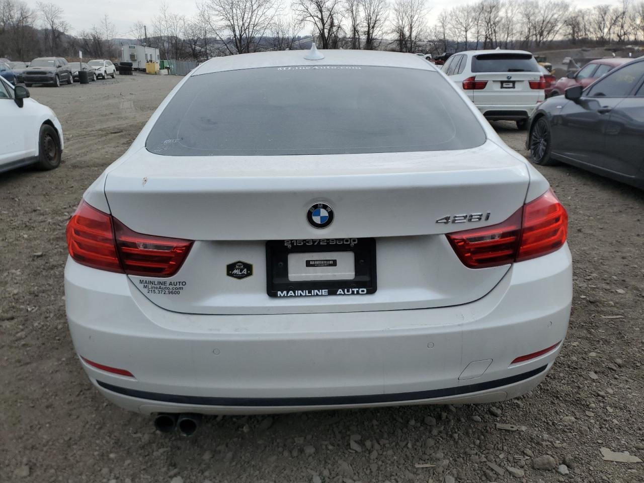 2016 BMW 4er VIN WBA4A9C58GG505681 Copart auction photo, side / front end damage thumbnail 6