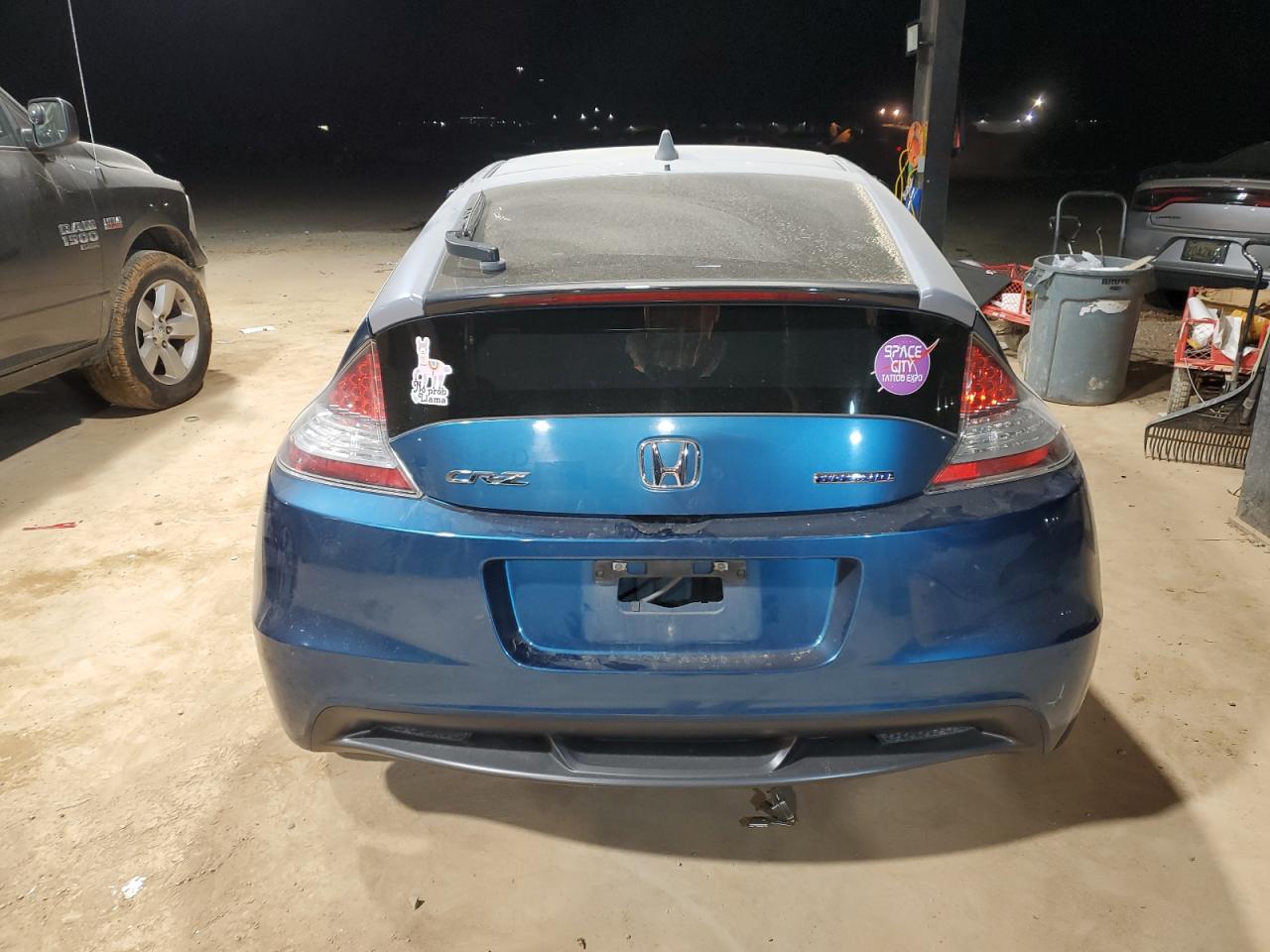 2011 Honda CR-Z VIN JHMZF1D67BS009875 Copart auction photo, undercarriage damage thumbnail 6