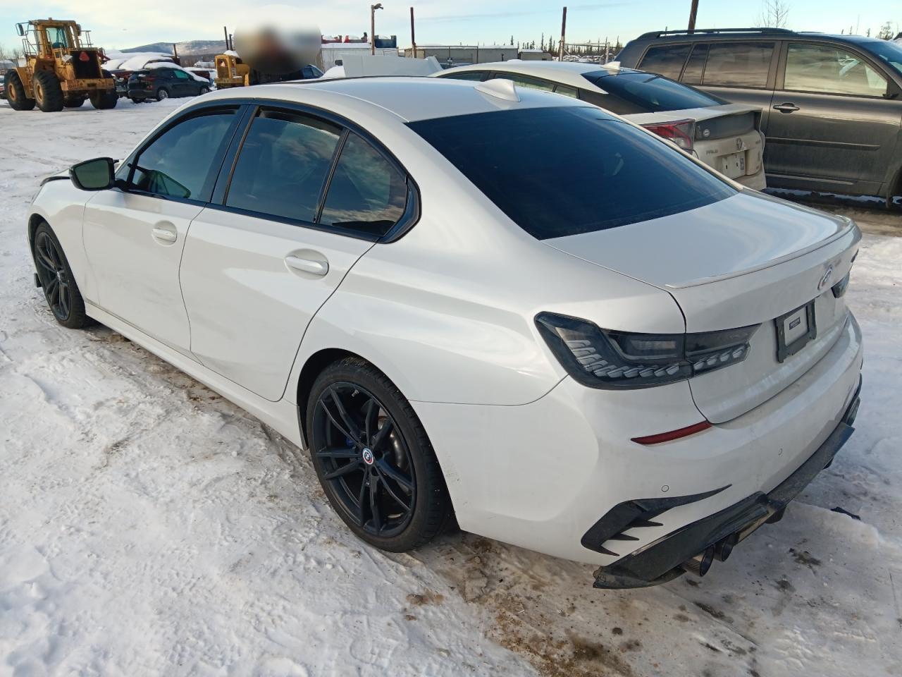 2022 BMW M3 VIN 3MW5U9J04N8C68556 Copart auction photo, front end damage thumbnail 2