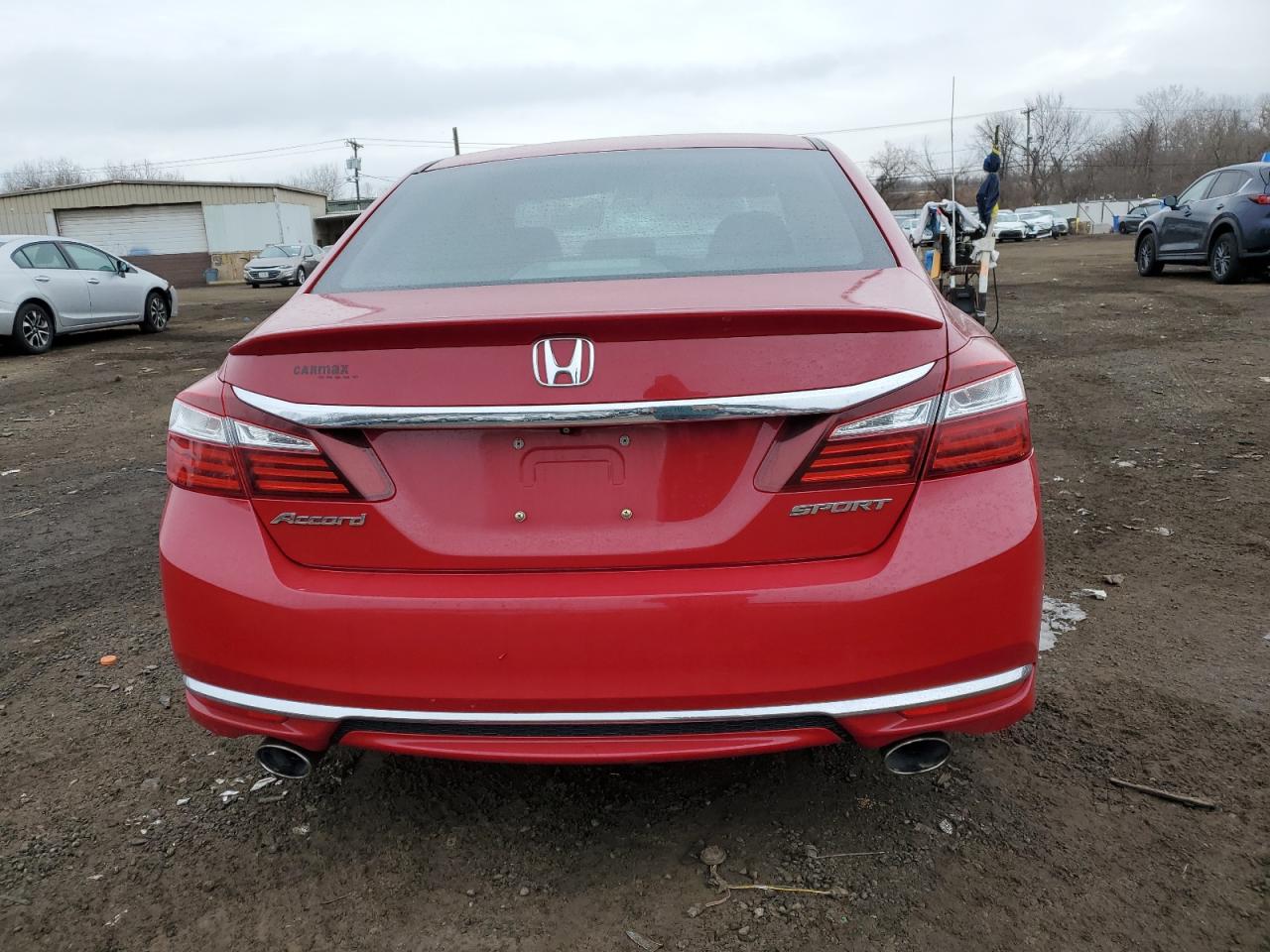 2017 Honda Accord VIN 1HGCR2F51HA152023 Copart auction photo, front end / side damage thumbnail 6