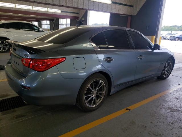 2017 Infiniti Q50 VIN JN1EV7AR9HM840346 Copart auction photo, side damage thumbnail 3