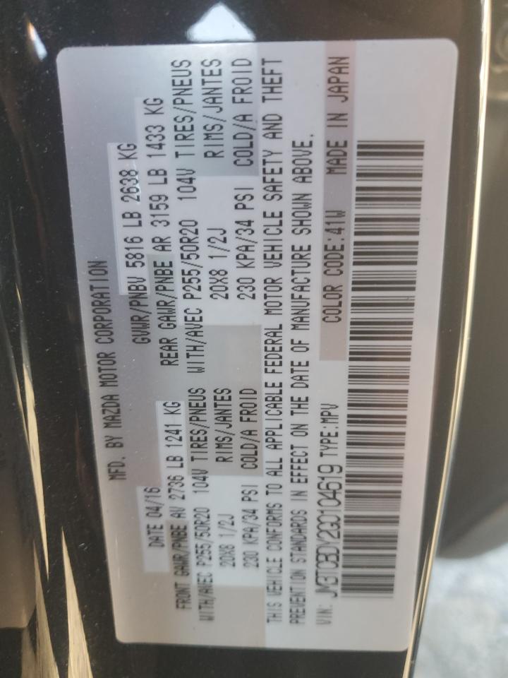 2016 Mazda 3 VIN JM3TCBDY2G0104619 Copart auction photo, all over damage thumbnail 13