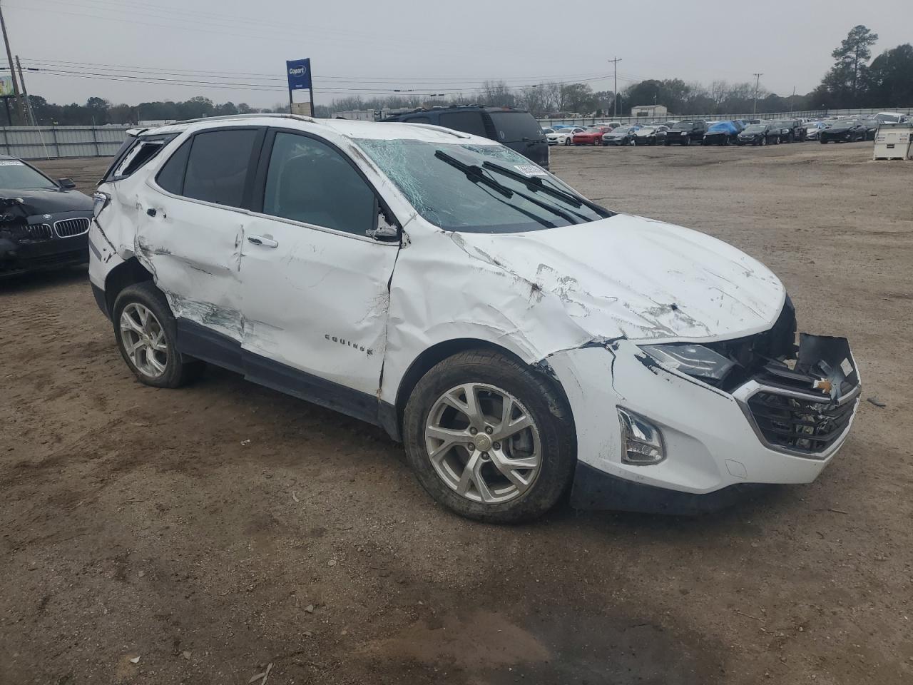 2020 Chevrolet Equinox VIN 3GNAXLEX2LS542485 Copart auction photo, all over damage thumbnail 4