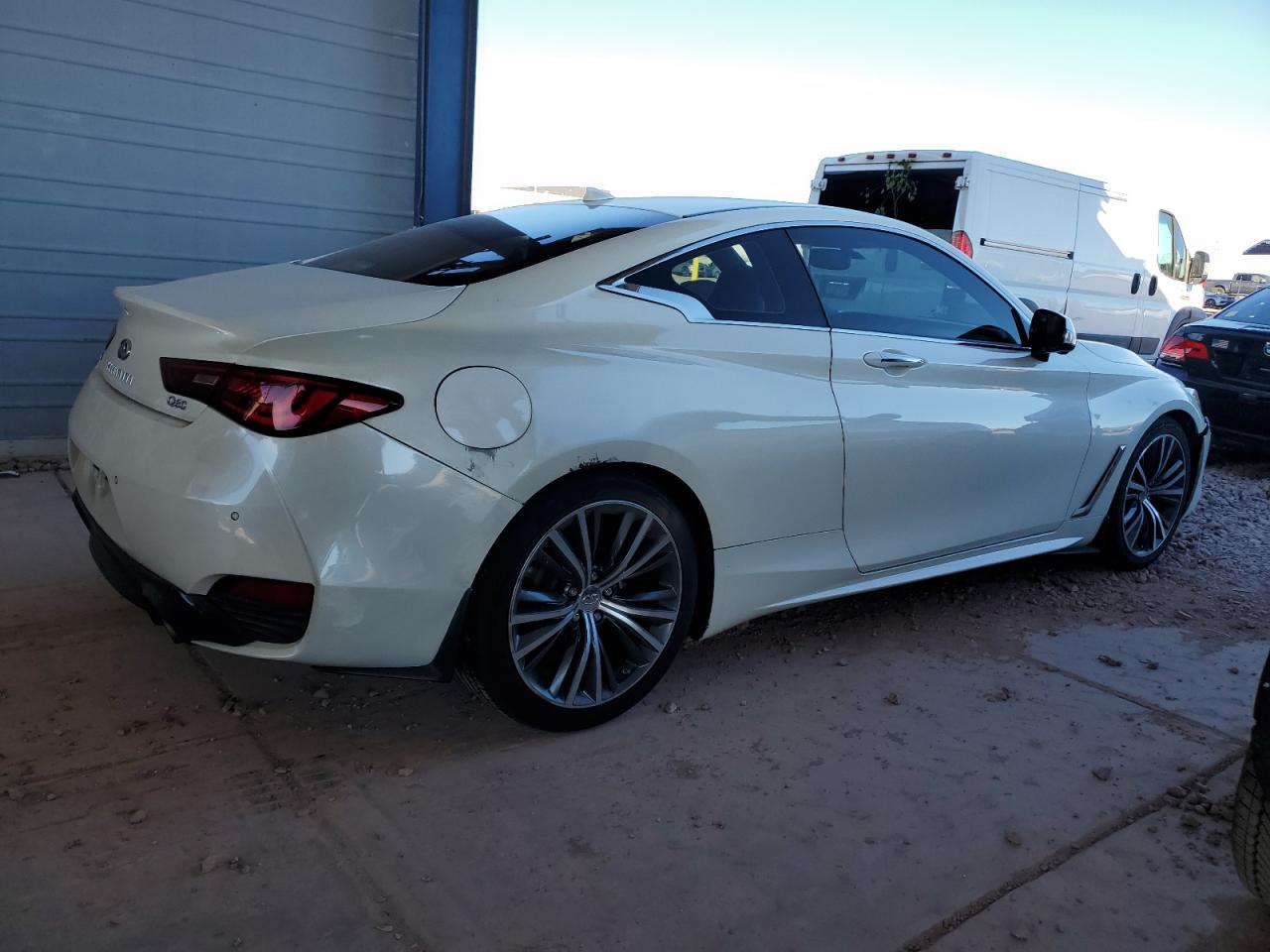 2019 Infiniti Q60 VIN JN1EV7EK8KM230412 Copart auction photo, front end damage thumbnail 3