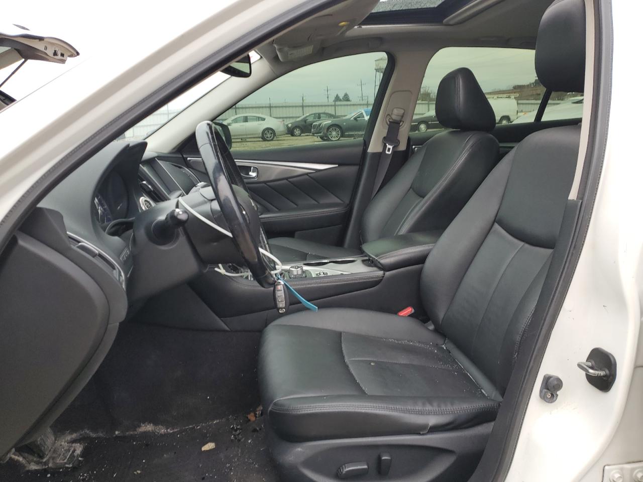 2015 Infiniti Q50 VIN JN1BV7AR8FM390446 Copart auction photo, vandalism / minor dent/scratches damage thumbnail 7