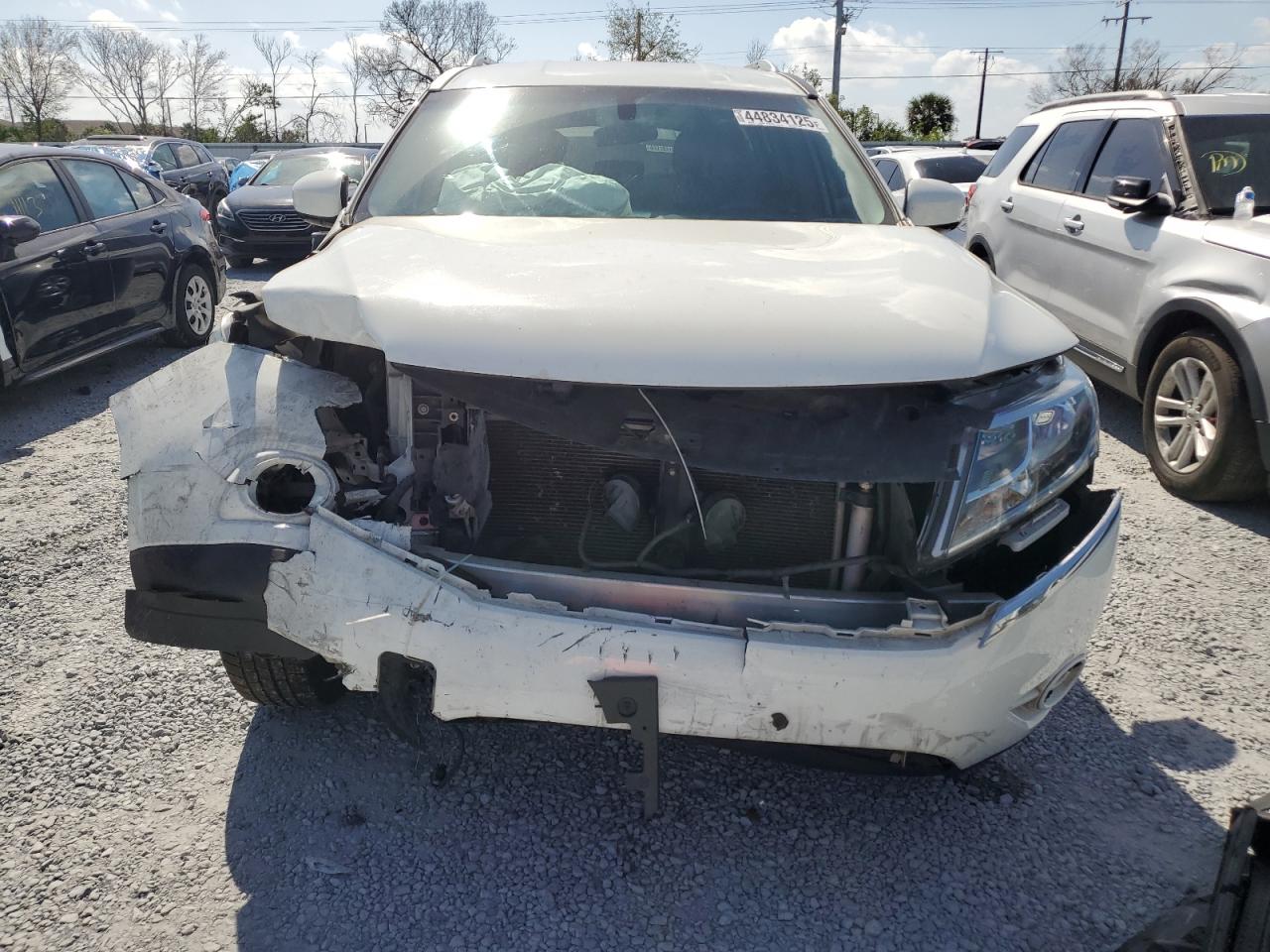 2016 Nissan Pathfinder VIN 5N1AR2MMXGC655998 Copart auction photo, front end damage thumbnail 5