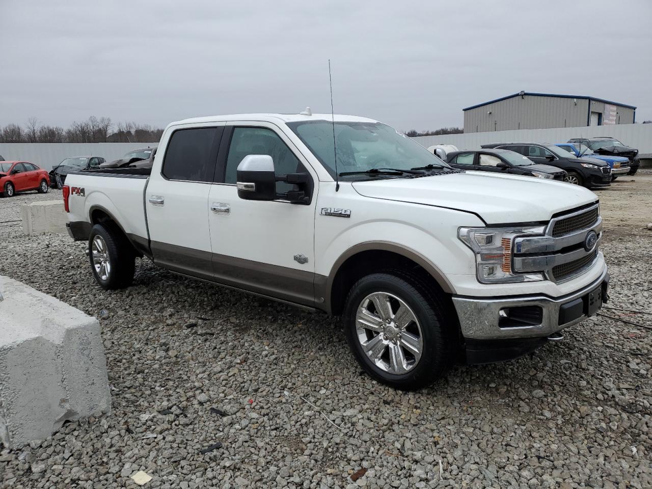 2020 Ford F-150 VIN 1FTFW1E48LFB47629 Copart auction photo, rear end damage thumbnail 4