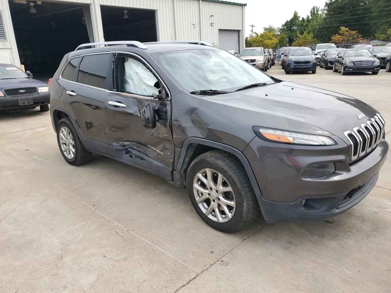 2015 Jeep Grand Cherokee VIN 1C4PJMCB0FW633412 Copart auction photo, side damage thumbnail 4