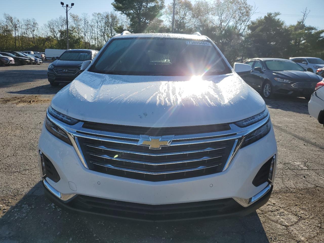 2022 Chevrolet Equinox VIN 3GNAXXEVXNS195593 Copart auction photo, rear end / side damage thumbnail 5