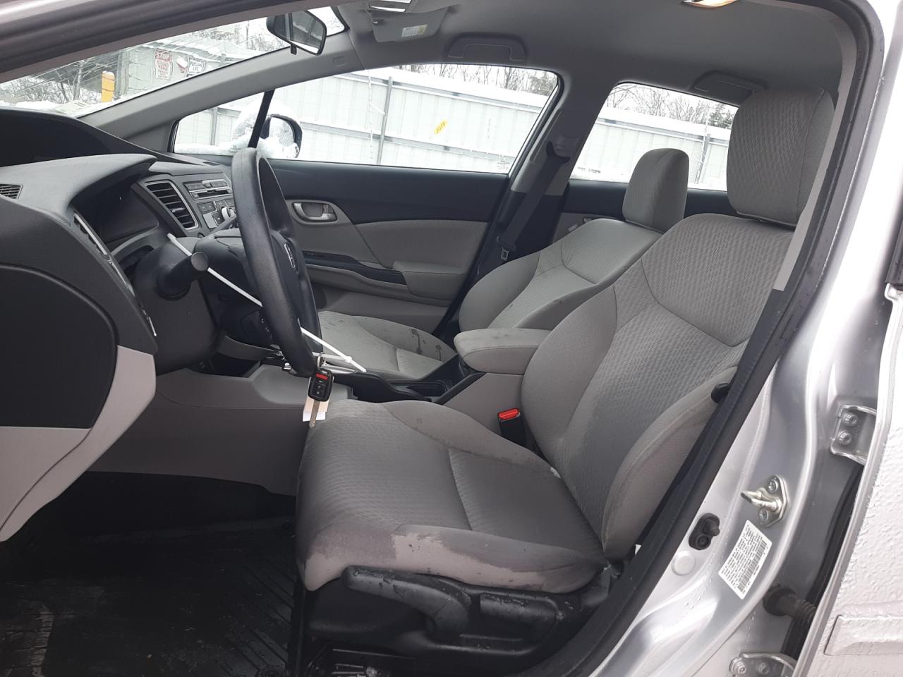 2015 Honda Civic VIN 19XFB2F55FE019548 Copart auction photo, rear end damage thumbnail 7