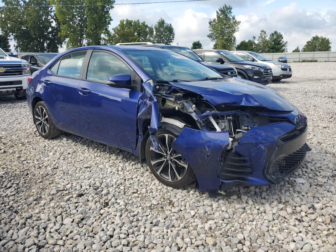 2019 Toyota Corolla VIN 2T1BURHE9KC179813 Copart auction photo, front end damage thumbnail 4