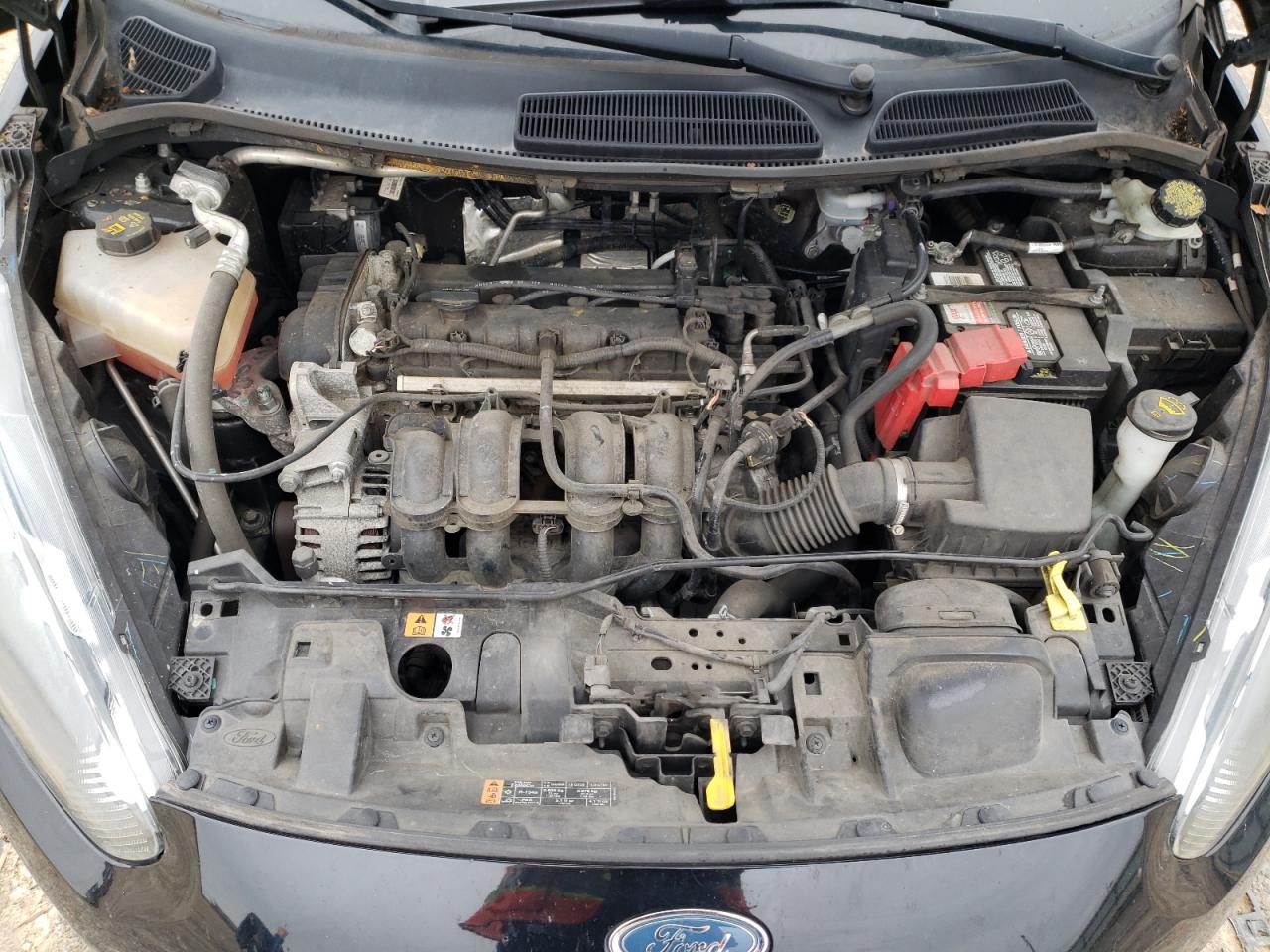2017 Ford Fiesta VIN 3FADP4EJ9HM161497 Copart auction photo, all over / undercarriage damage thumbnail 12
