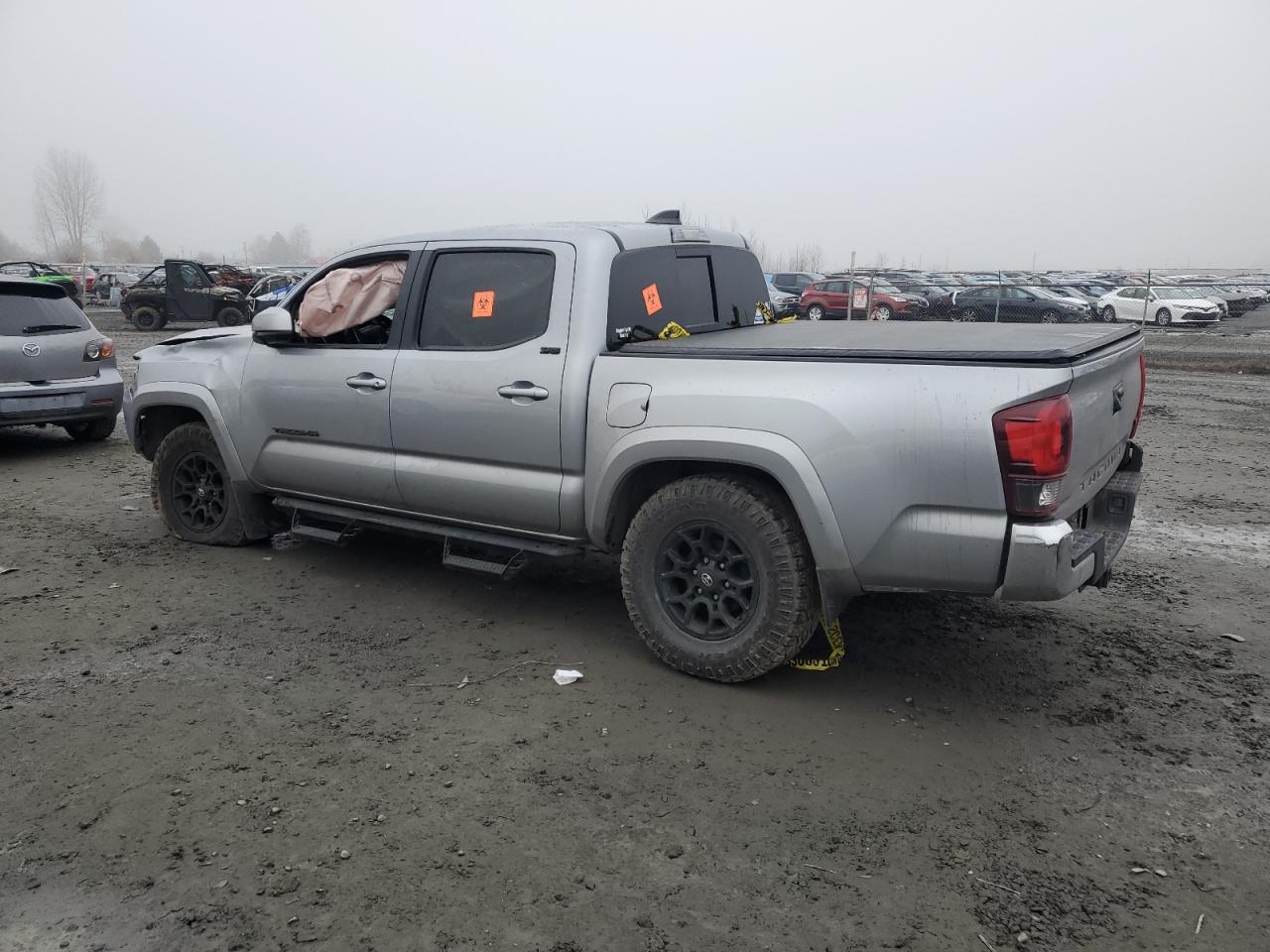 2021 Toyota Tacoma VIN 5TFAZ5CN2MX105473 Copart auction photo, all over damage thumbnail 2