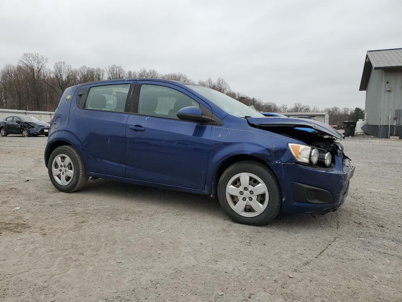 2013 Chevrolet Sonic VIN 1G1JA6SG8D4132445 Copart auction photo, front end / minor dent/scratches damage thumbnail 4