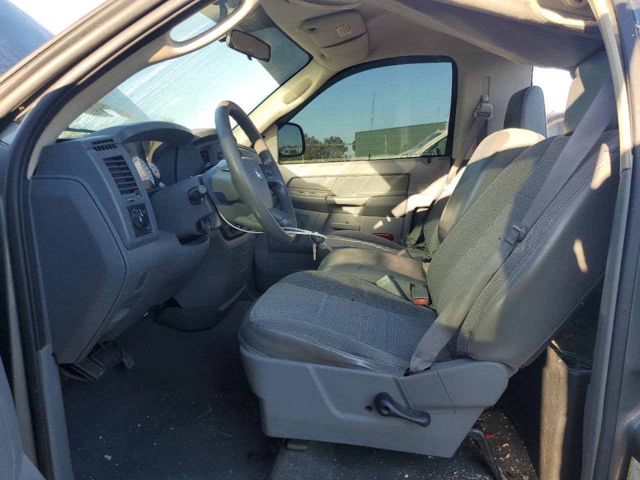 2007 Dodge RAM VIN 1D7HA16K27J503540 Copart auction photo, top/roof / rear end damage thumbnail 7